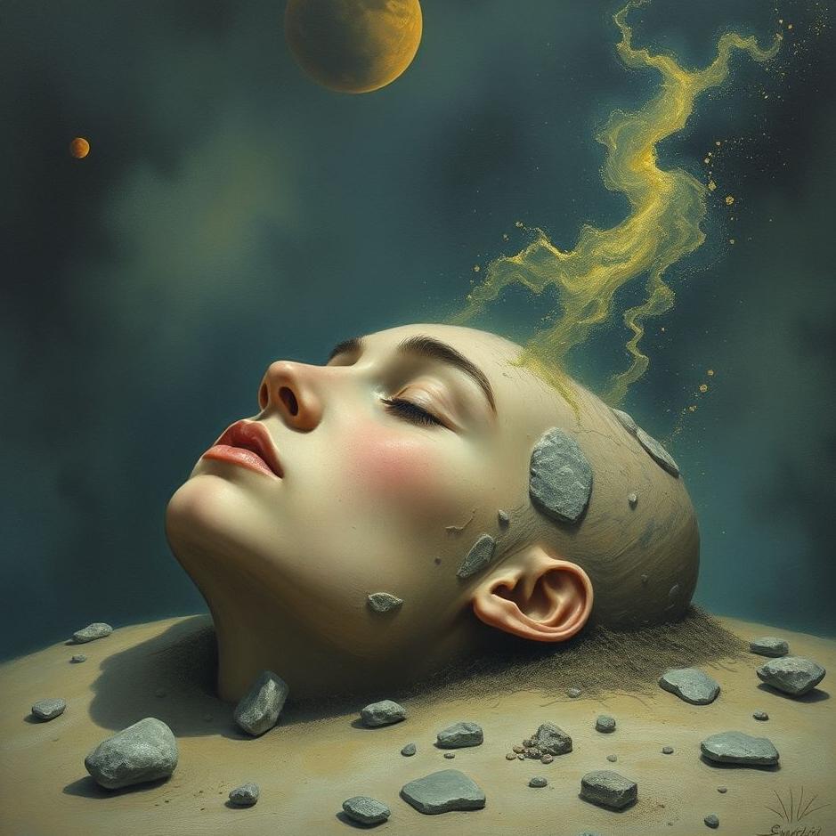 Dream : Your head crushed with a stone in a dream