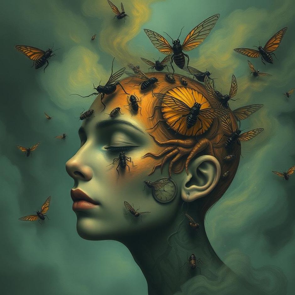 Dream : Your head infested in a dream