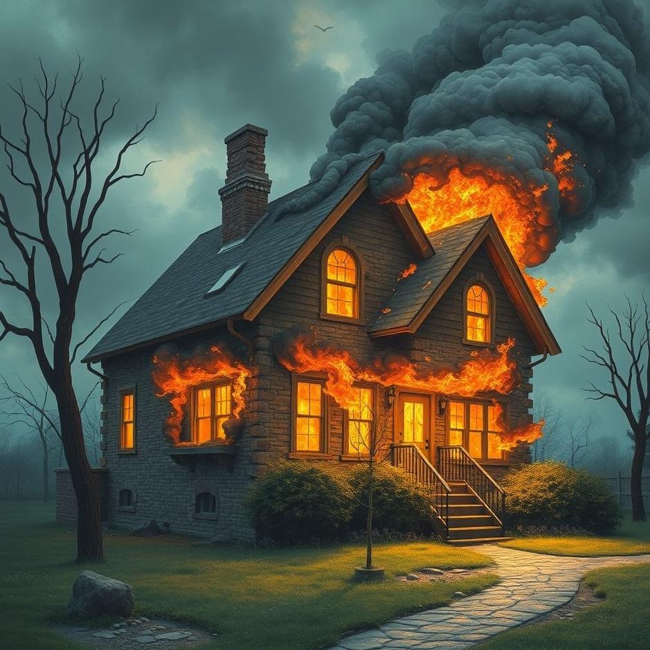 Dream : Your house bombed in a dream