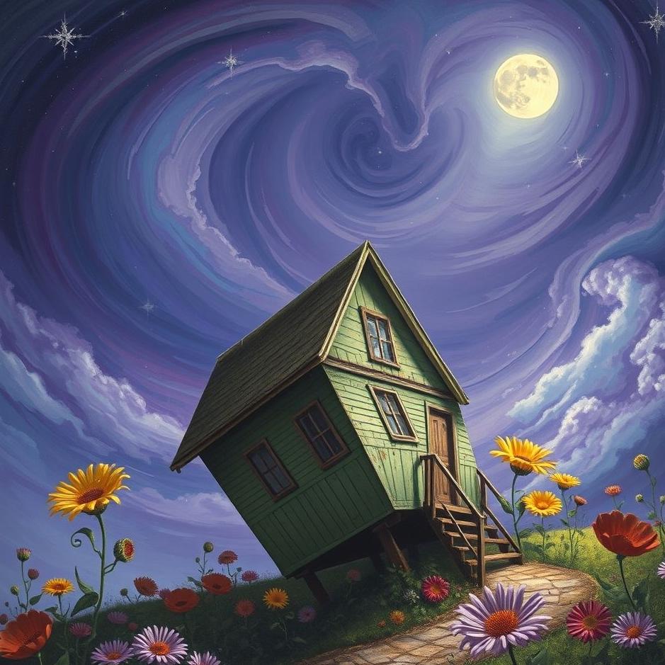 Dream : Your house crooked in a dream