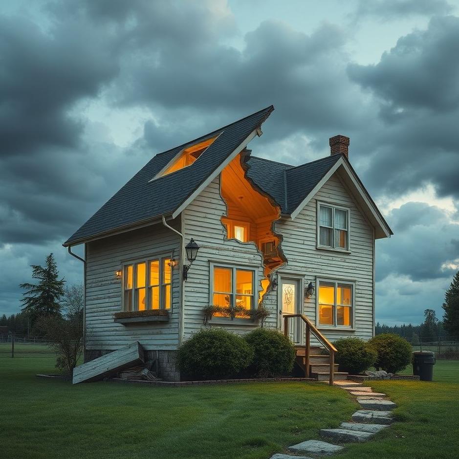 Dream : Your house falling apart in a dream