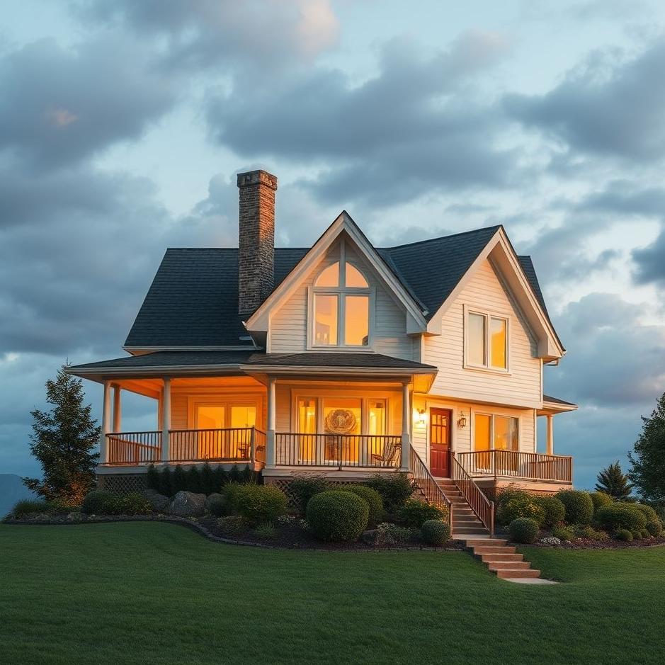 Dream : Your house high up in your dream