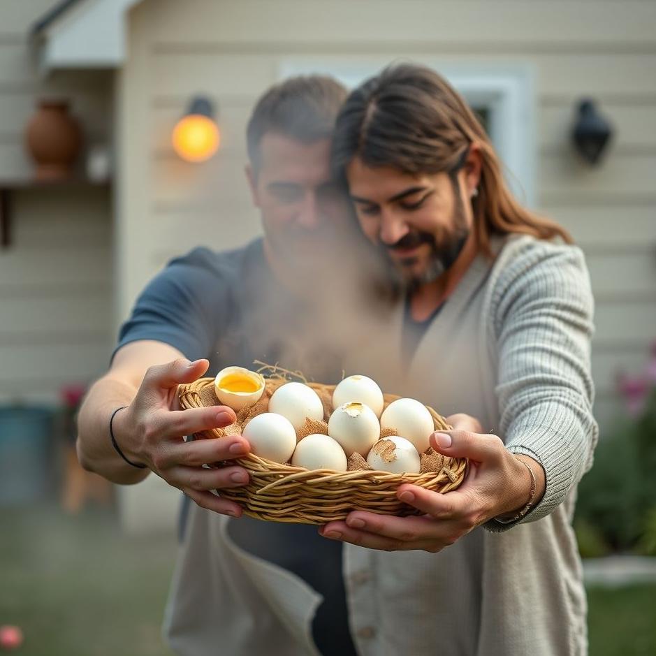 Dream : Your husband bring eggs home in your dream
