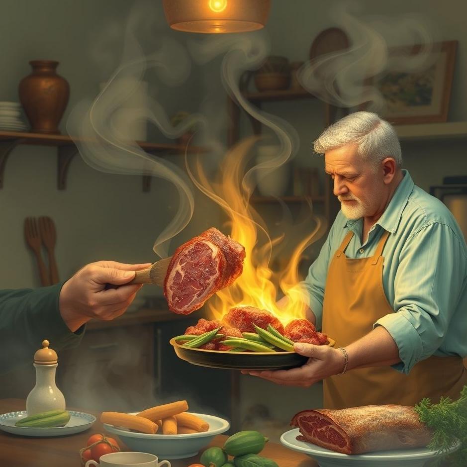 Dream : Your husband bring meat to your home in a dream