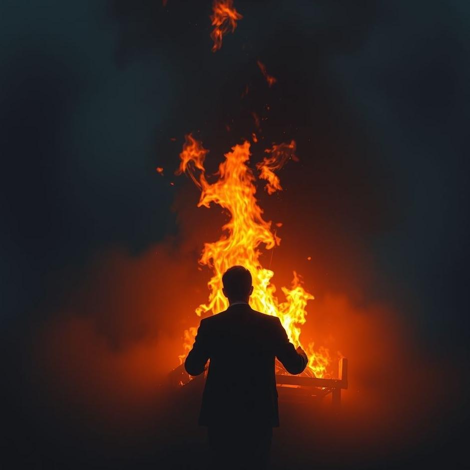 Dream : Your husband burning in a dream