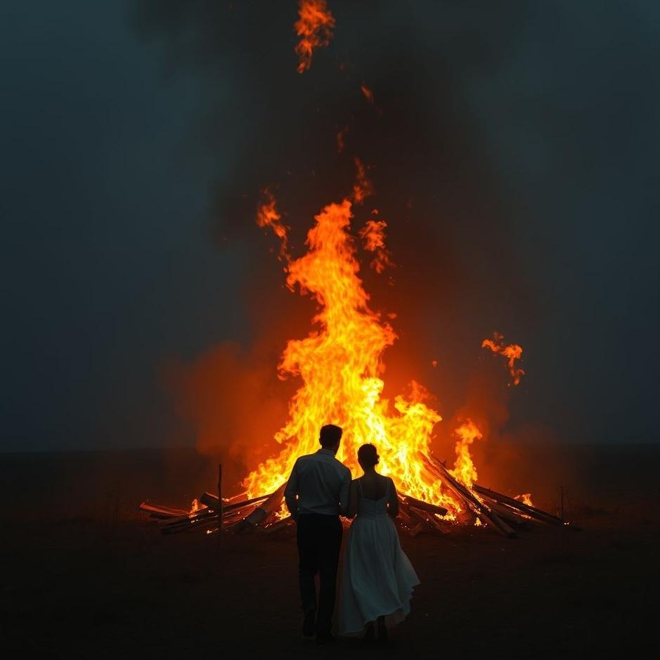 Dream : Your husband burning in hell in your dream