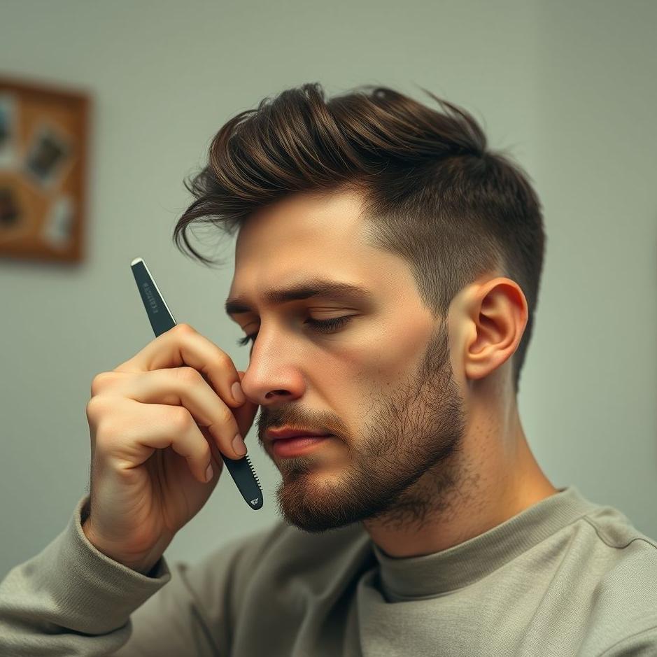 Dream : Your husband cutting his hair in a dream