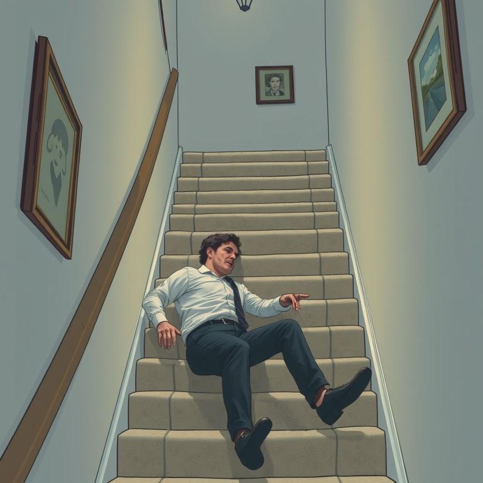 Dream : Your husband fall down the stairs in a dream