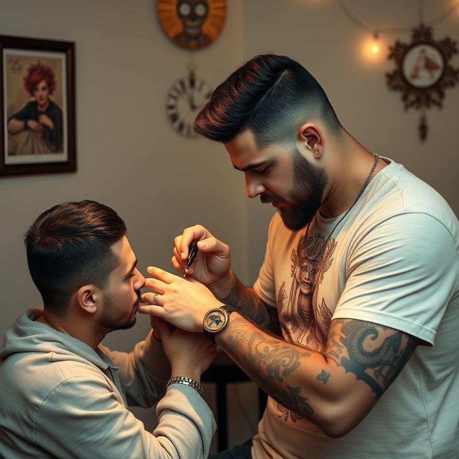 Dream : Your husband getting a tattoo in your dream