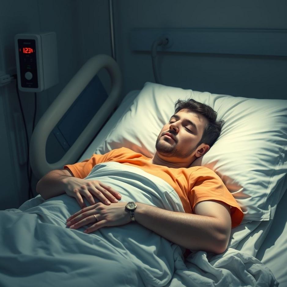 Dream : Your husband lying in the hospital in your dream