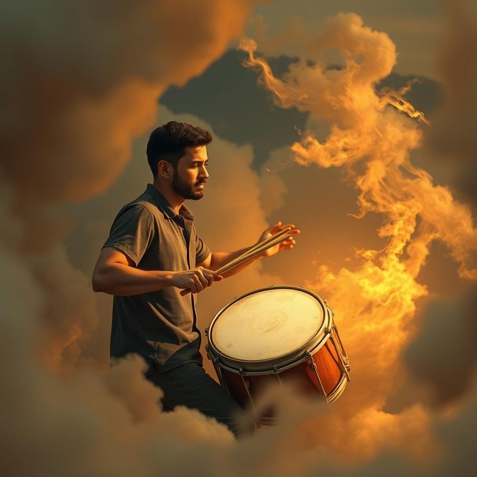 Dream : Your husband playing the drum in your dream