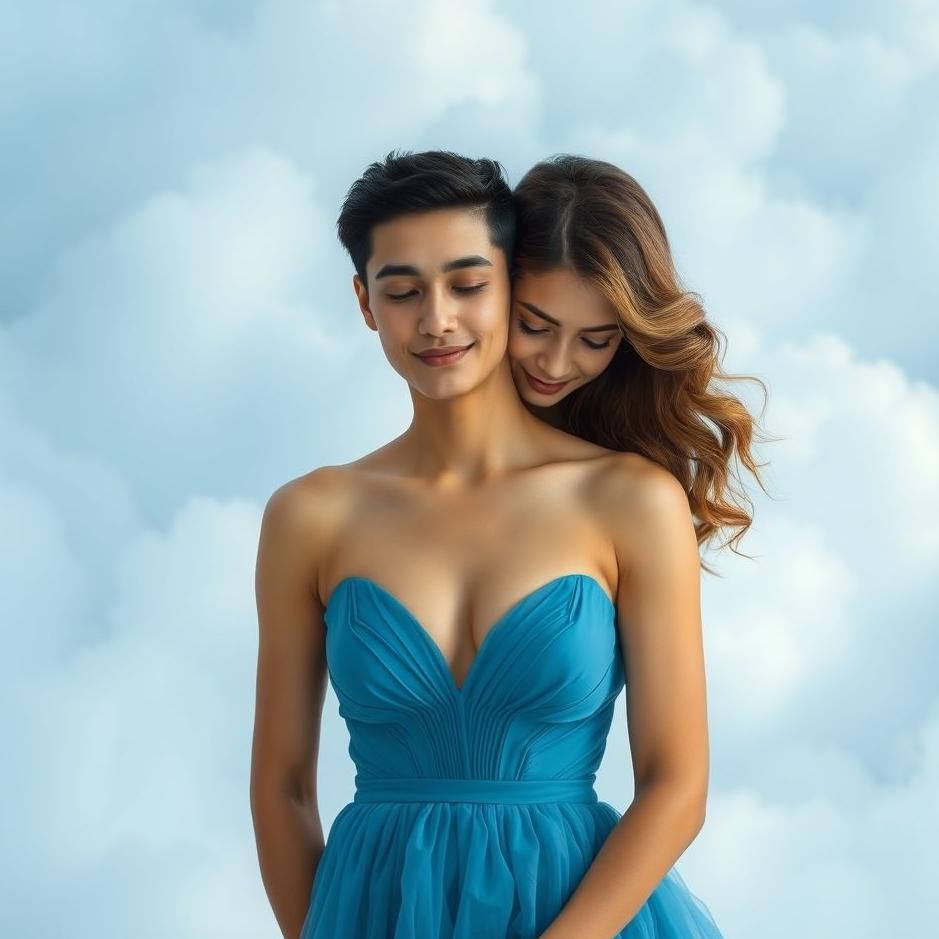 Dream : Your husband wearing a blue dress in your dream