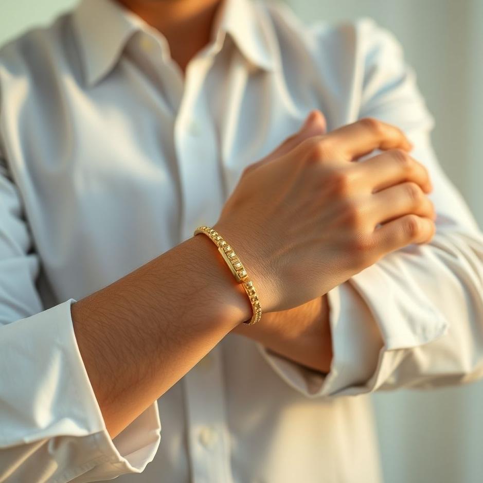 Dream : Your husband wearing a gold bracelet in your dream
