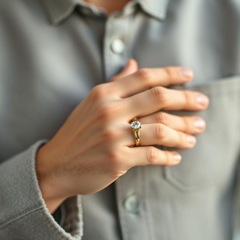 Dream : Your husband wearing a gold ring in your dream