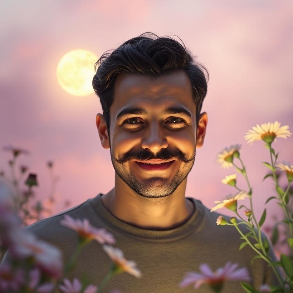 Dream : Your husband with a moustache in your dream