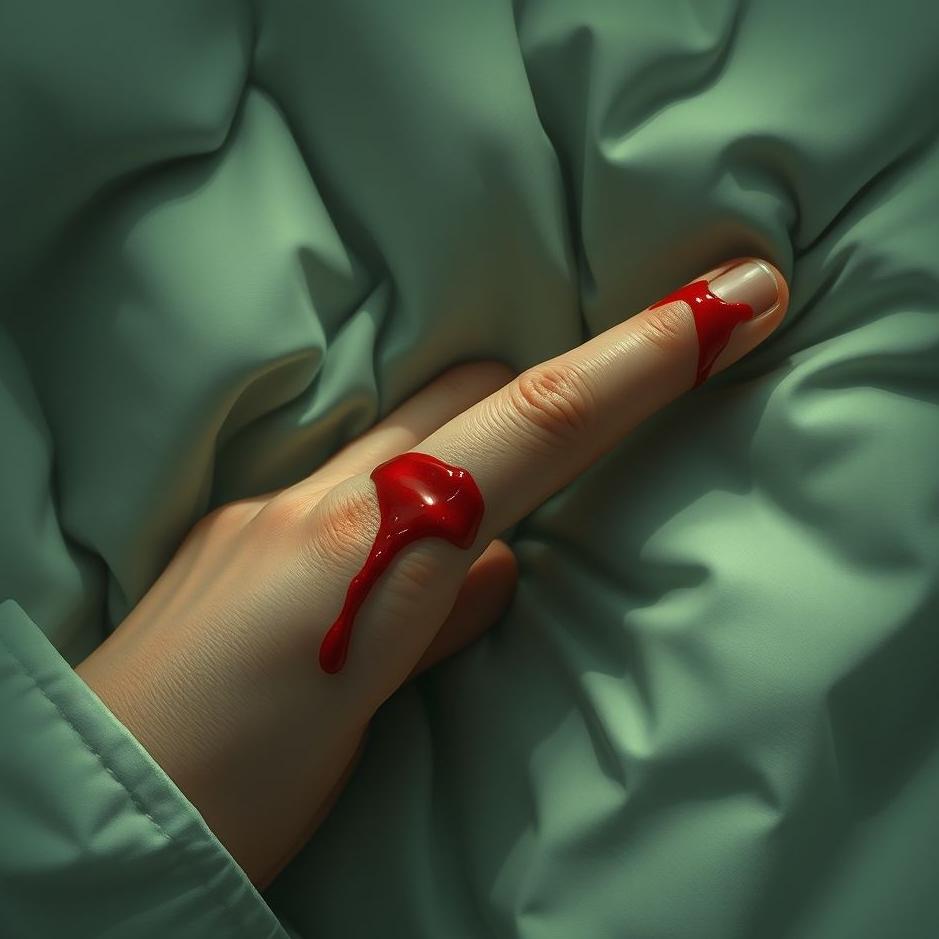 Dream : Your index finger cut off and bleeding in a dream