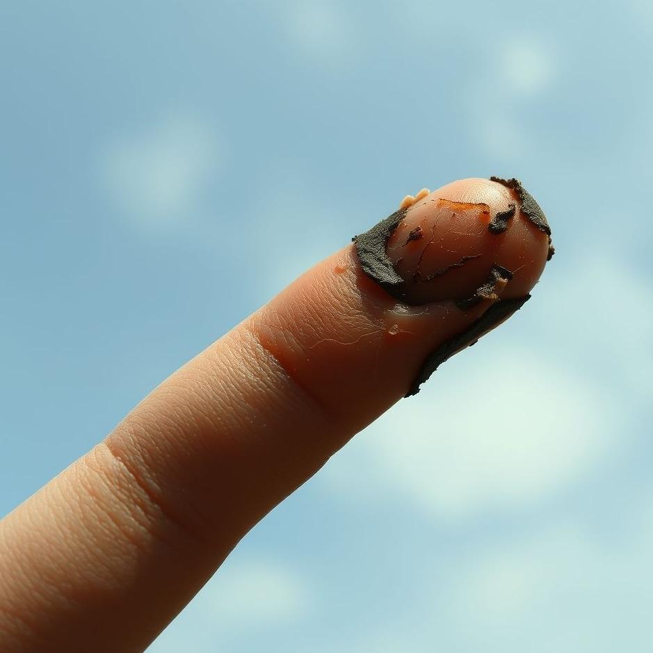 Dream : Your index finger rotting in a dream