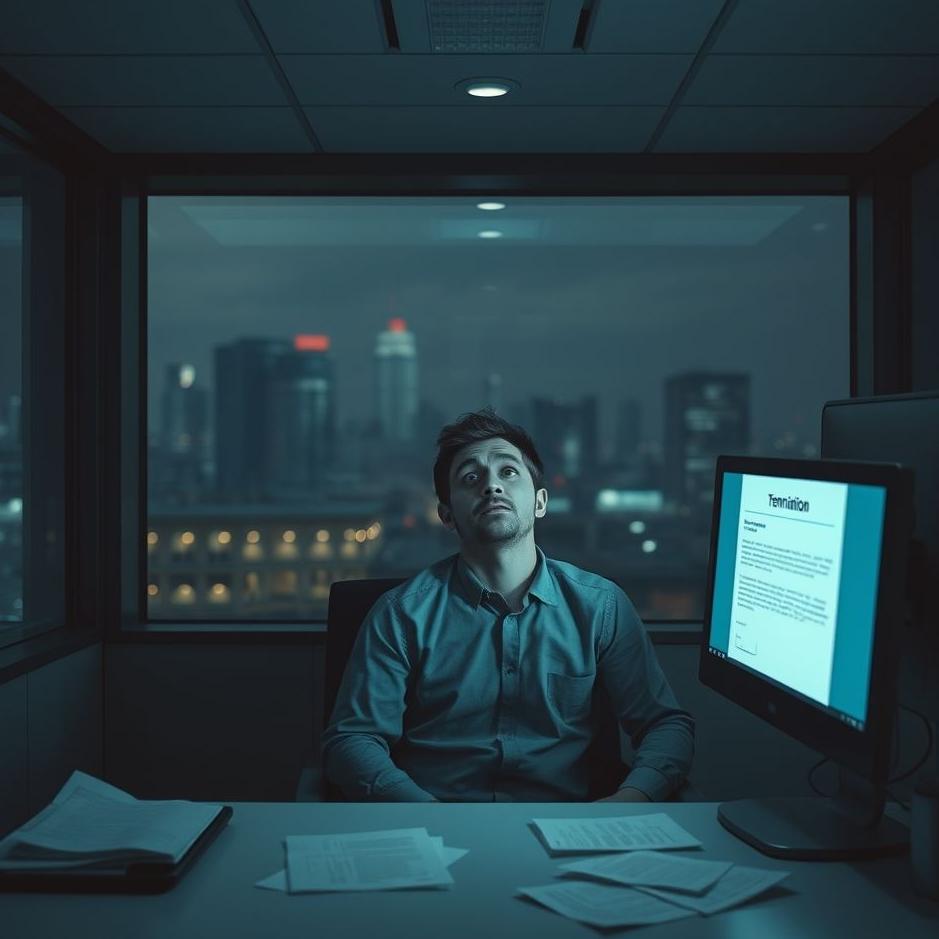 Dream : Your job being terminated in a dream