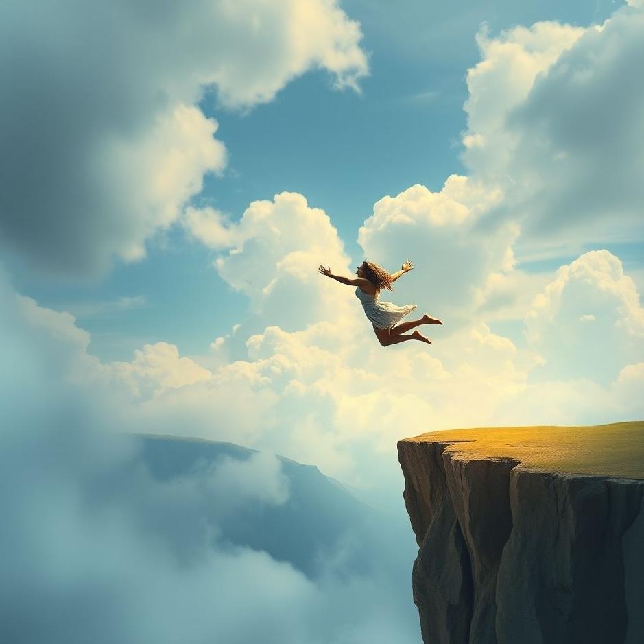 Dream : Your loved one jumping off a cliff in a dream