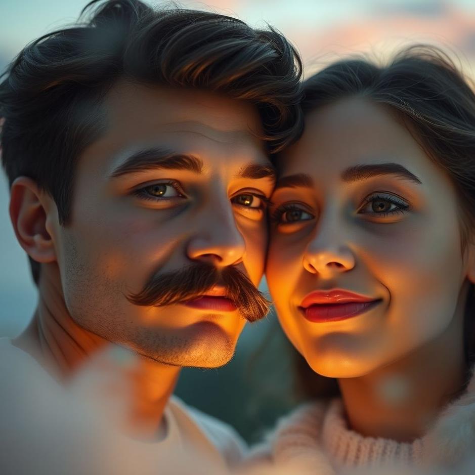 Dream : Your loved one with a moustache in your dream
