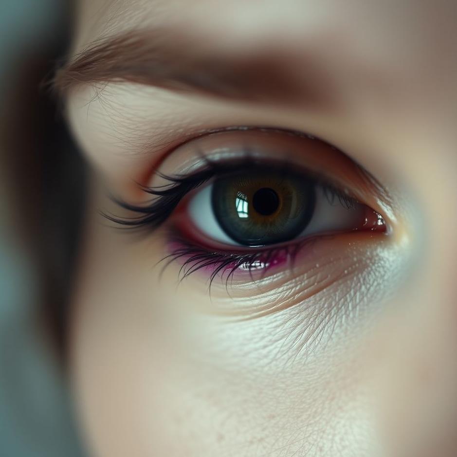 Dream : Your lover's eye bruised in a dream