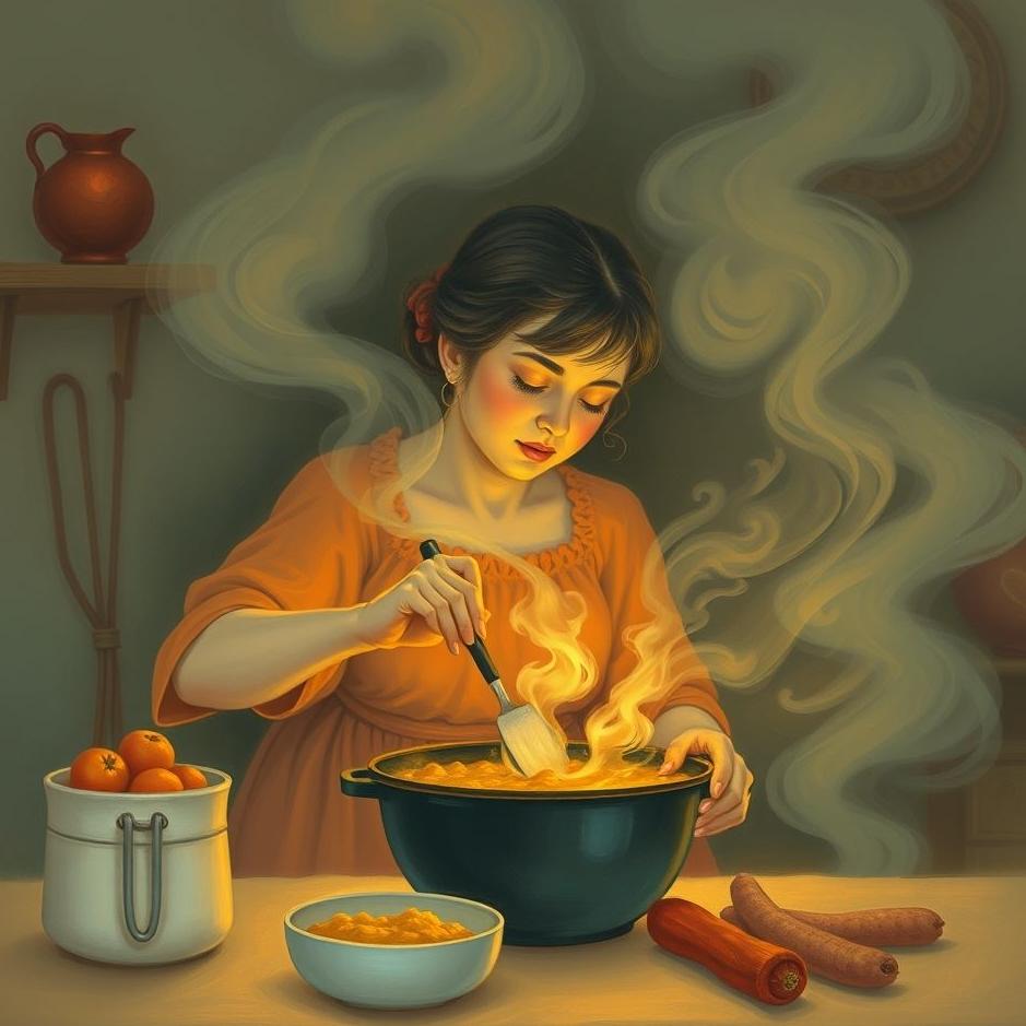 Dream : Your lover's mother cooking in a dream