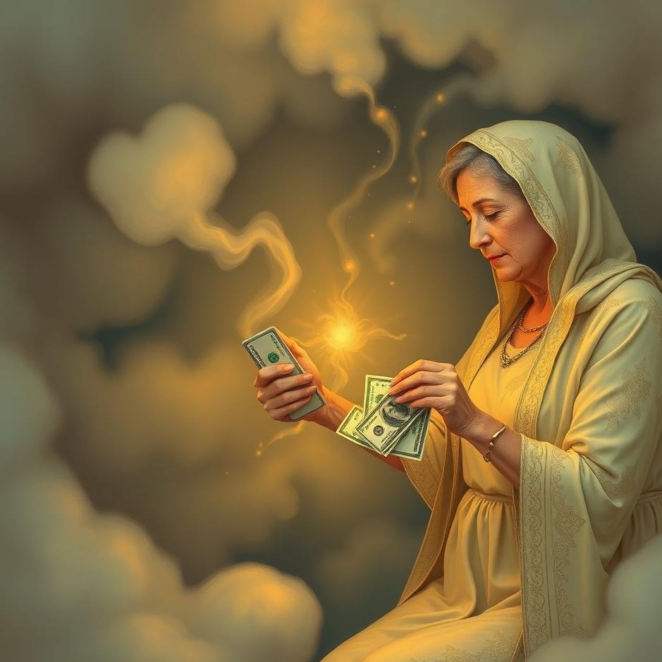 Dream : Your lover's mother giving money in a dream