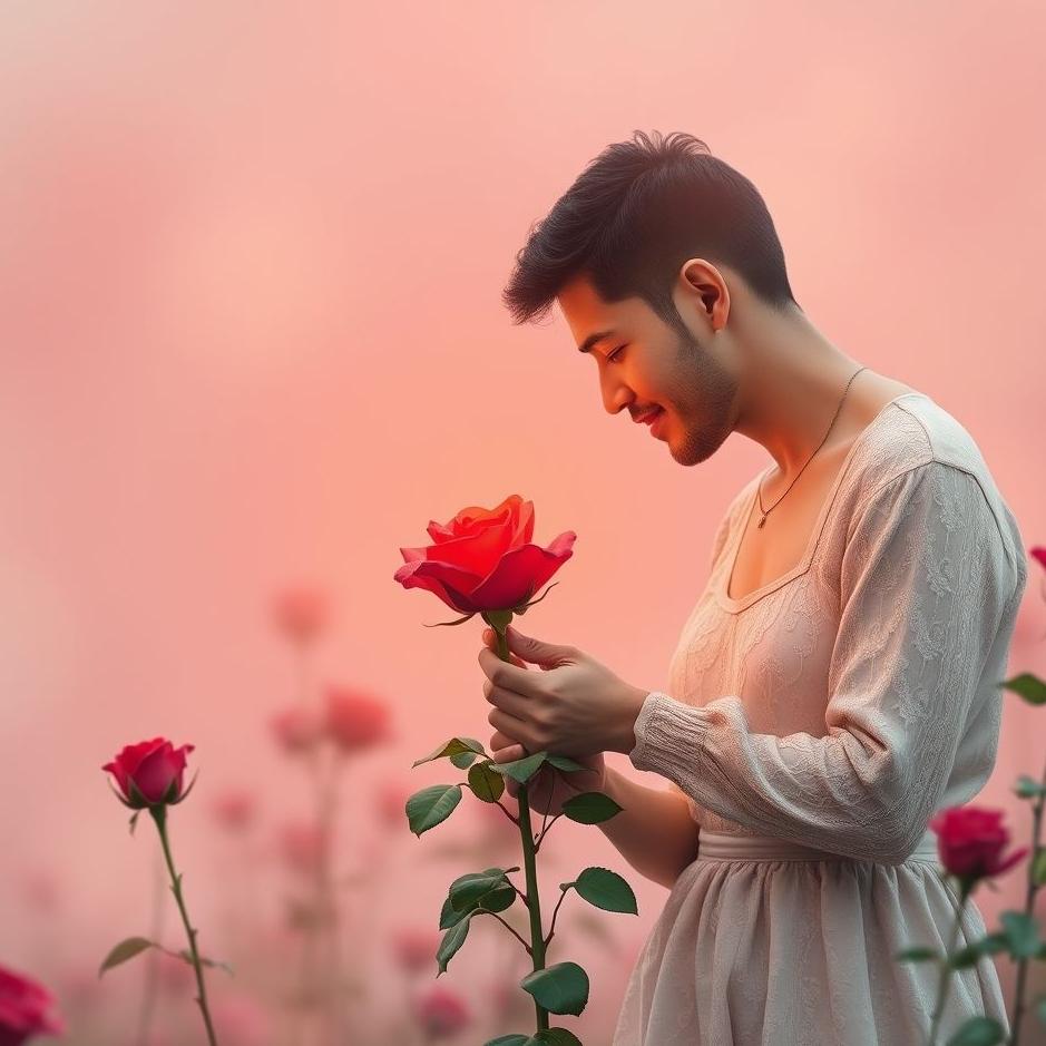 Dream : Your lover buying a rose in a dream