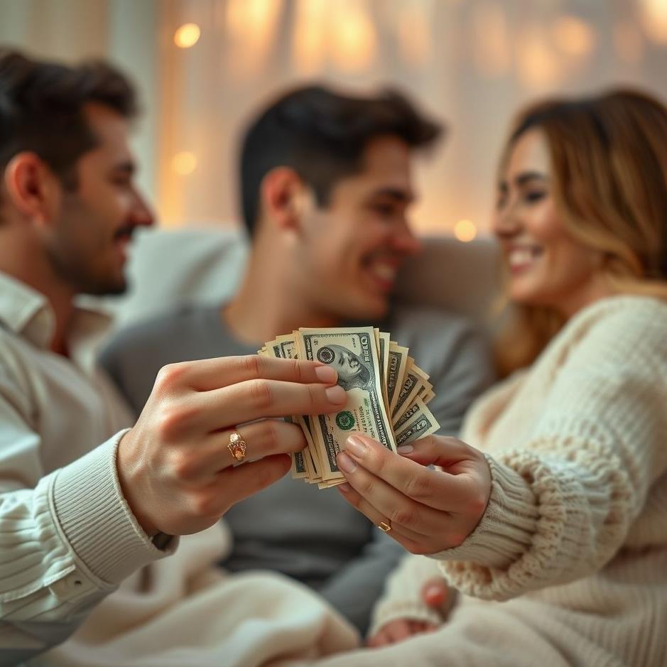 Dream : Your lover giving money in your dream