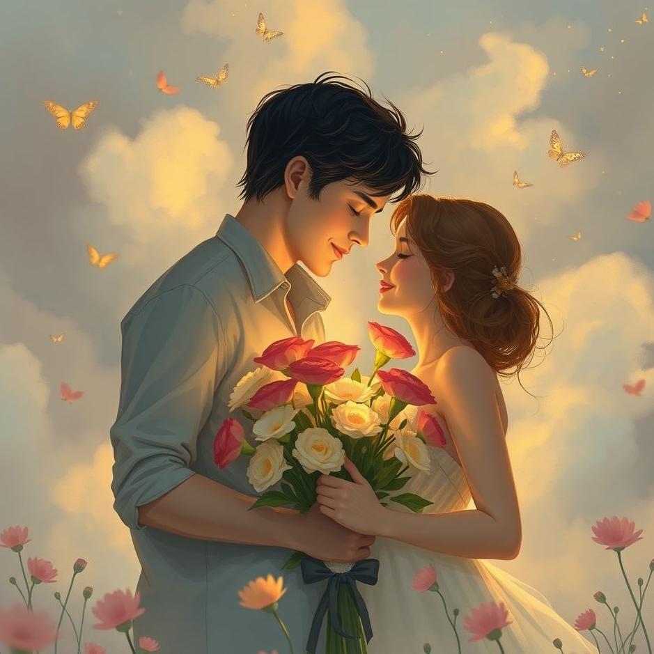 Dream : Your lover giving you flowers in your dream