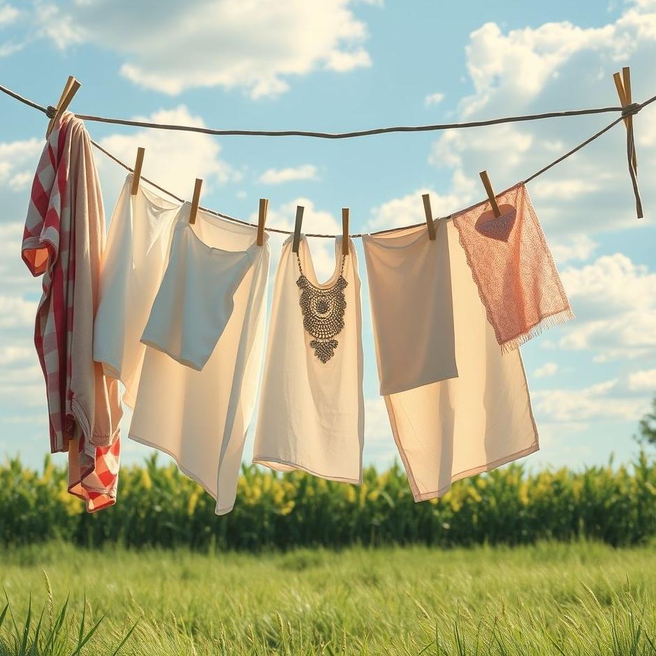 Dream : Your lover hanging laundry in a dream