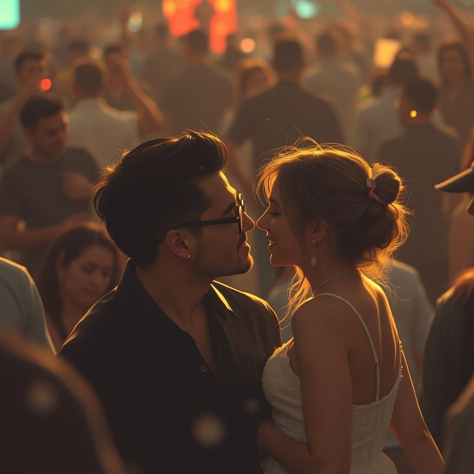 Dream : Your lover in a crowd in a dream