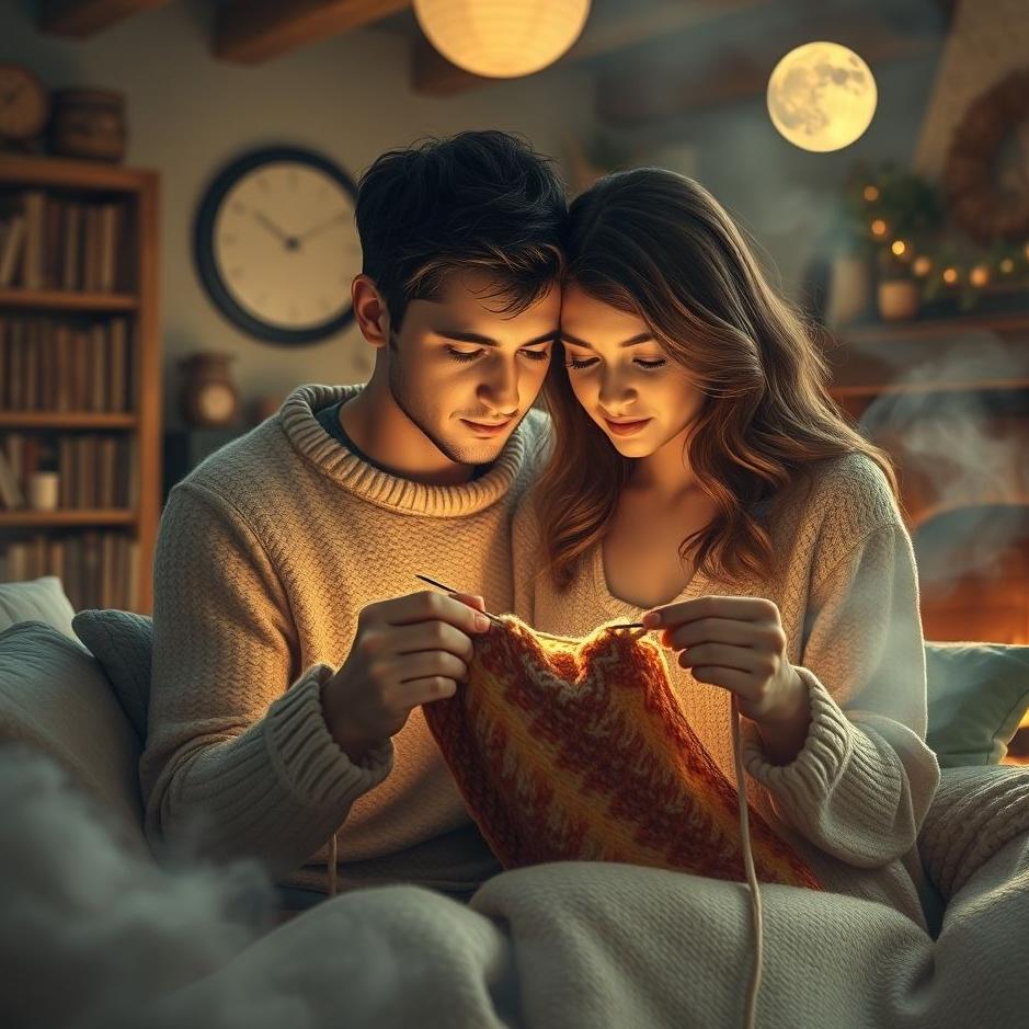 Dream : Your lover knitting in your dream