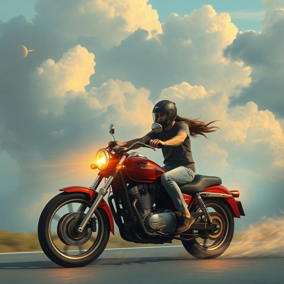 Dream : Your lover riding a motorcycle in a dream