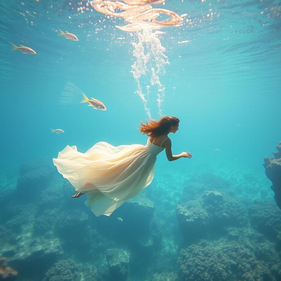 Dream : Your lover swimming in your dream