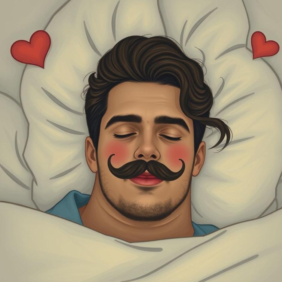 Dream : Your lover with a moustache in your dream