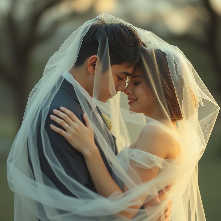 Dream : Your lover with a veil in your dream