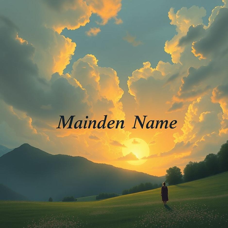 Dream : Your maiden name in a dream