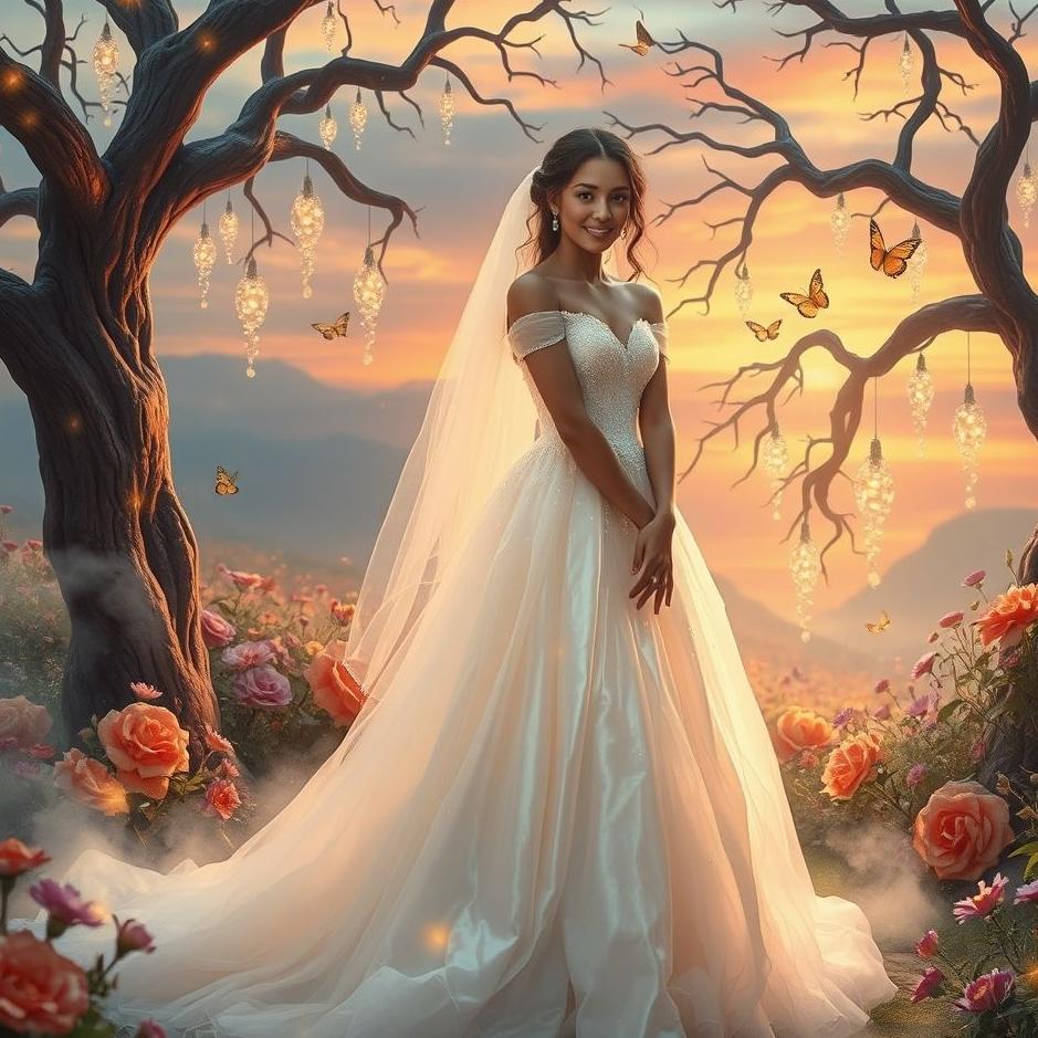 Dream : Your married wife in a wedding dress in a dream