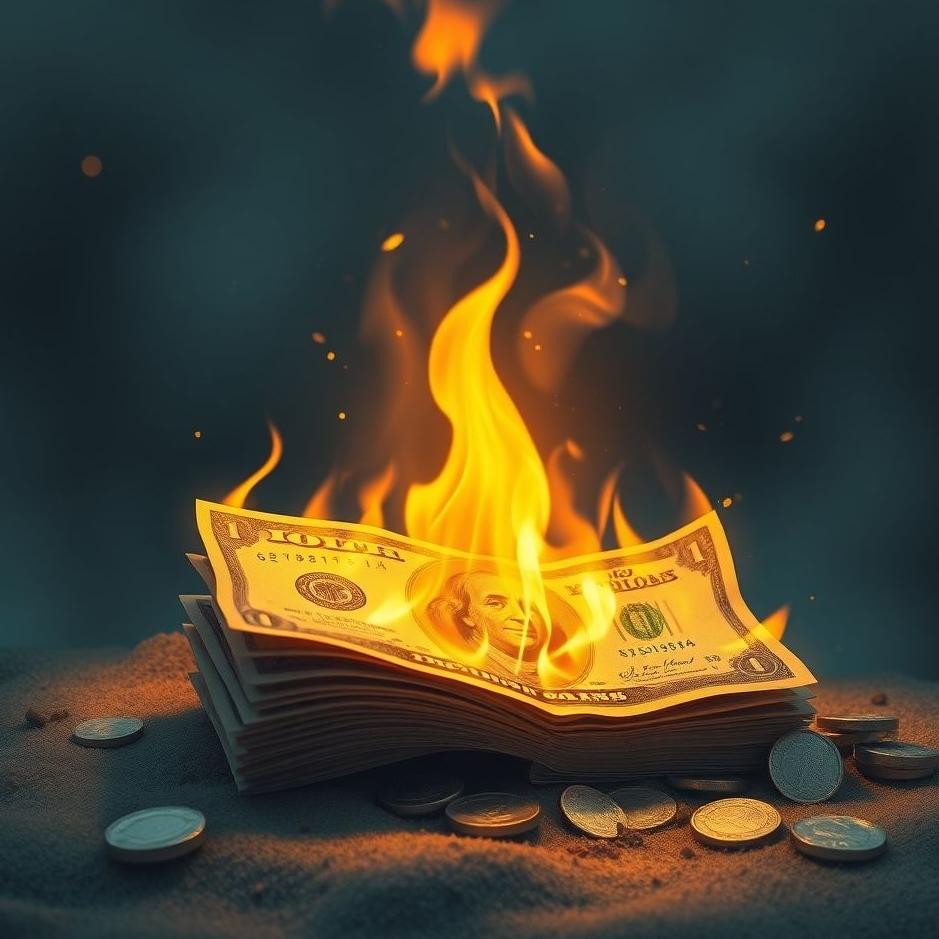 Dream : Your money burning in a dream