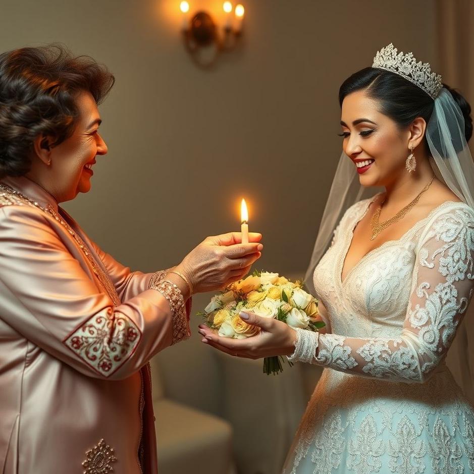 Dream : Your mother-in-law giving gold to your bride in your dream