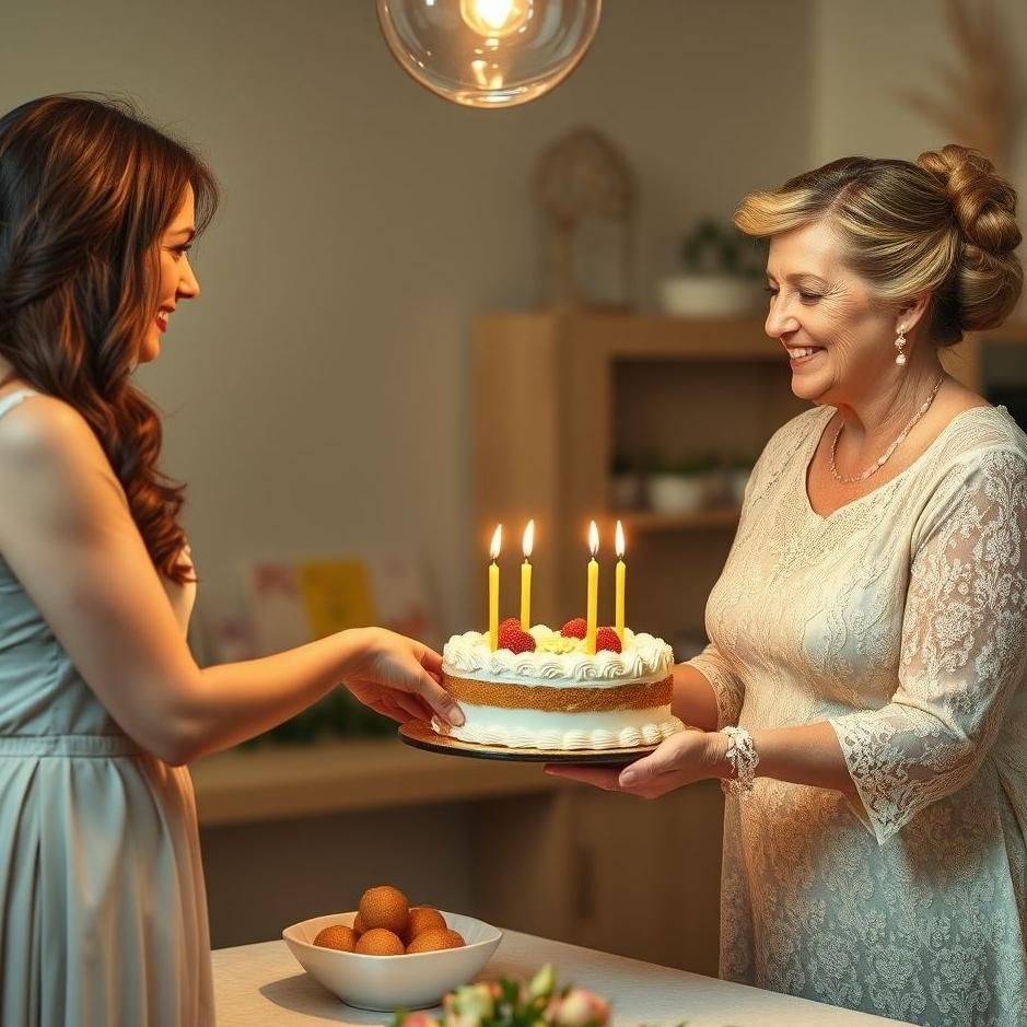 Dream : Your mother-in-law giving you a cake in your dream