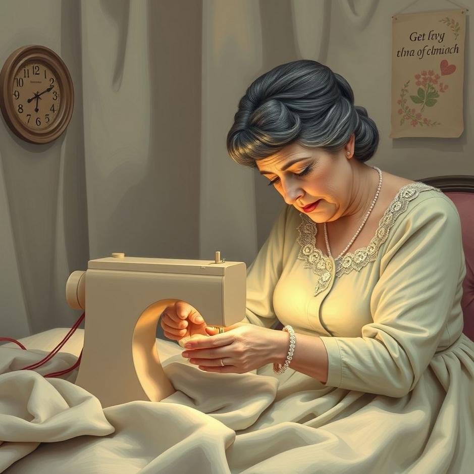 Dream : Your mother-in-law sewing in your dream