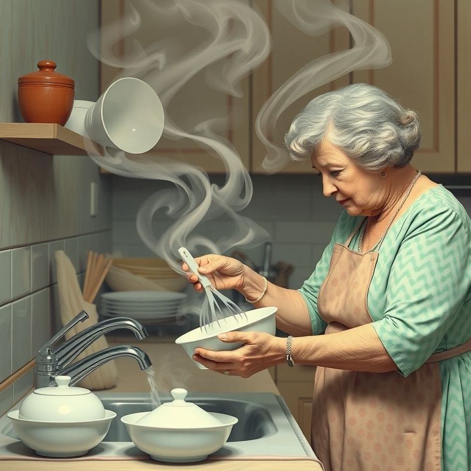 Dream : Your mother-in-law washing dishes in a dream
