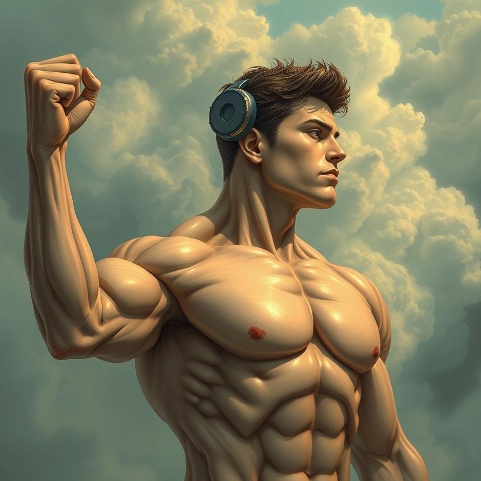 Dream : Your muscles thickening in a dream