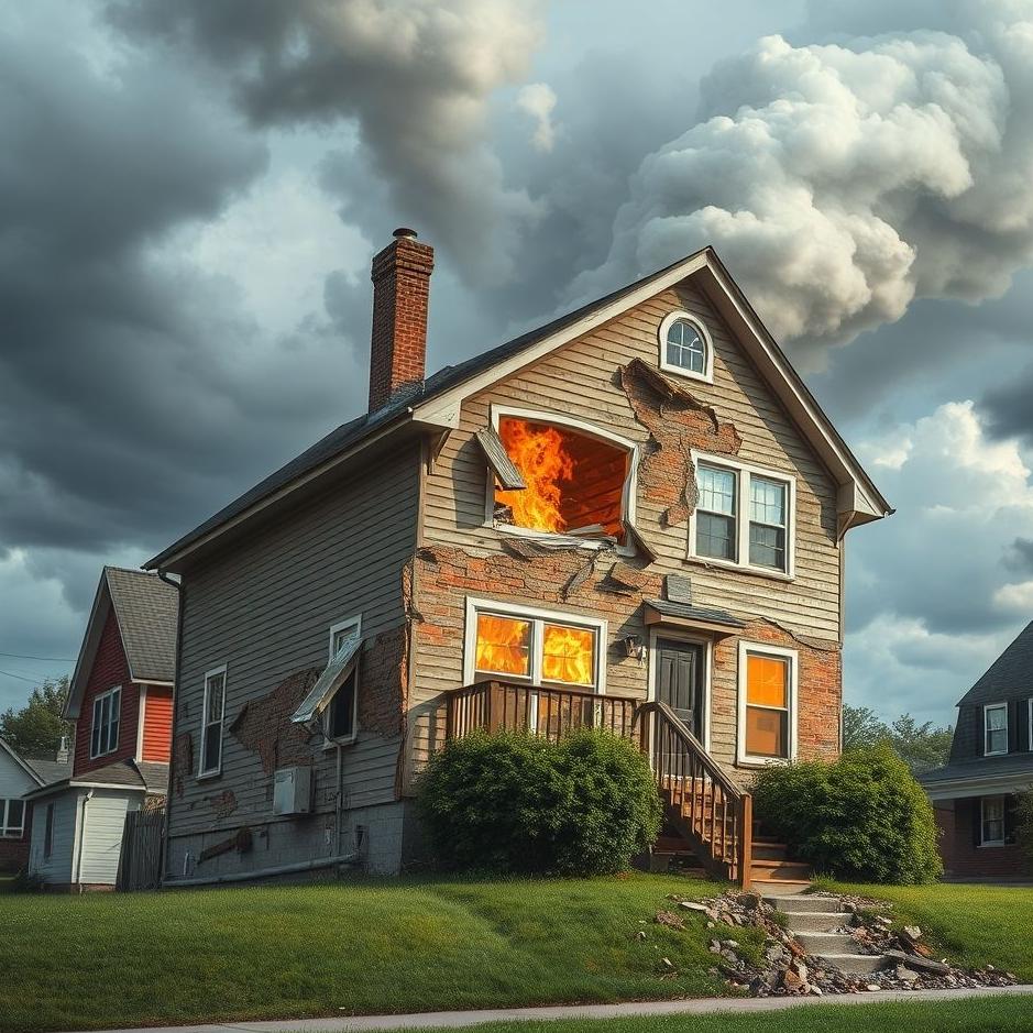 Dream : Your neighbor's building collapsing in your dream