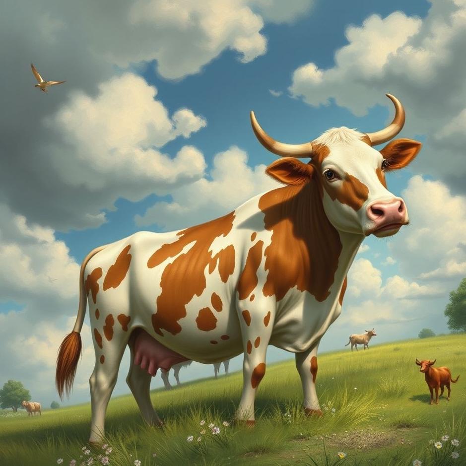 Dream : Your neighbor's cow in a dream