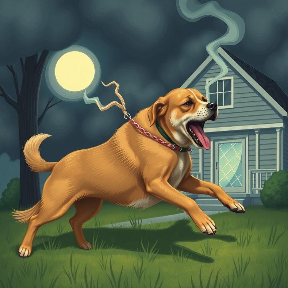 Dream : Your neighbor's dog attacking you in a dream