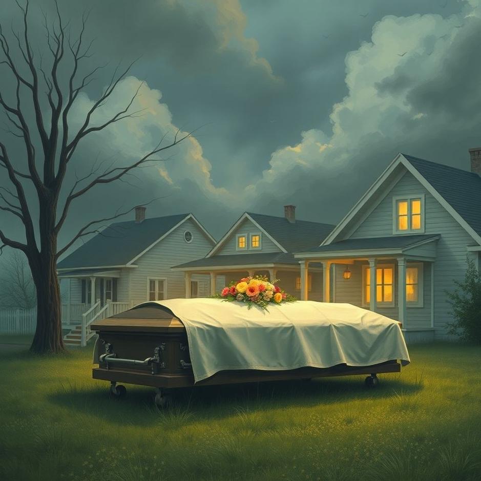 Dream : Your neighbor's funeral in a dream