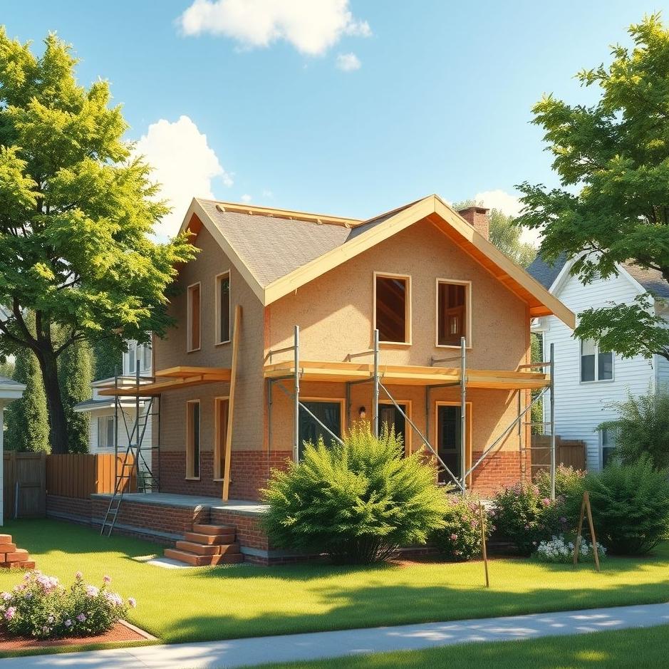 Dream : Your neighbor's house under construction in your dream